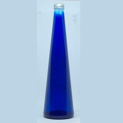 BOTELLA AGUA 500 BP AZUL + CORCHO
