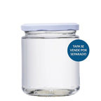 Frasco de Vidrio Conservero 460 ml Boca 82 mm – Pack 25 Unidades (Sin Tapa)