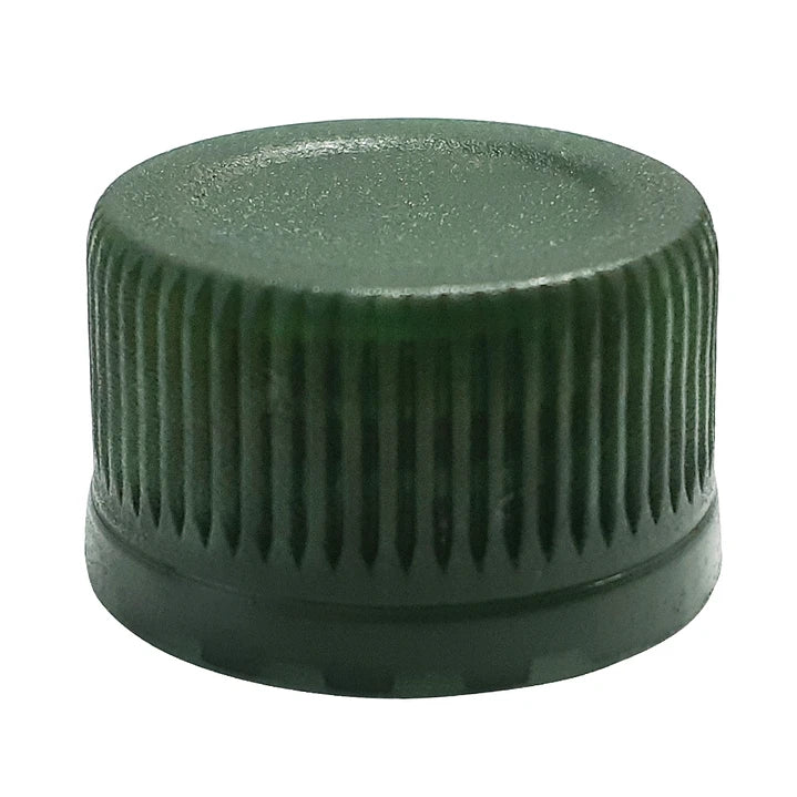 TAPA PLÁSTICA MINIATURA VERDE CON SELLO SEGURIDAD