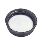 TAPA PLÁSTICA 38MM NEGRA CON SELLO DE SEGURIDAD