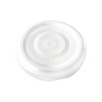 TAPA METÁLICA 53MM BLANCA C/BOTÓN