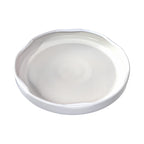 Tapa Metálica Blanca 82 mm con Botón