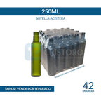 BOTELLA VIDRIO ACEITERA 250ml REAL - PACK 42 UND.