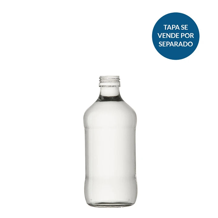 BOTELLA VIDRIO ACEITERA 500ml CILÍNDRICA - PACK 20 UND.