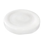 TAPA METÁLICA 48MM BLANCA C/BOTÓN