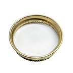 TAPA METALICA 38MM DORADA/INT. BLANCO GPI 38/400