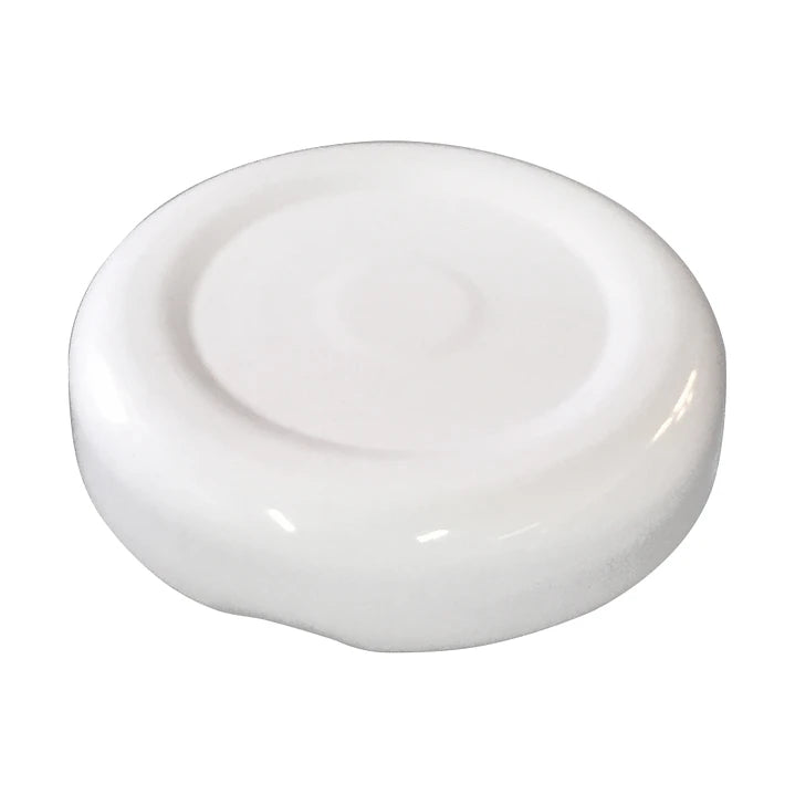 TAPA METÁLICA 38MM BLANCA C/BOTÓN