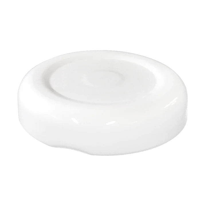 TAPA METÁLICA 38MM BLANCA C/BOTÓN