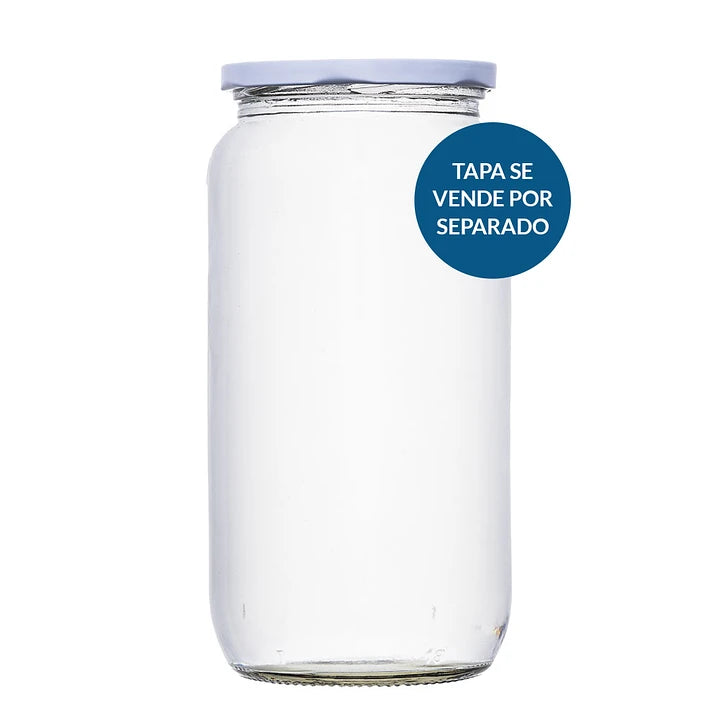 FRASCO VIDRIO CONSERVERO  1 Litro - PACK 20 UND.