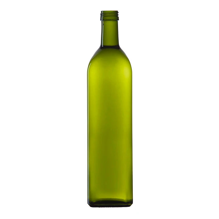 BOTELLA VIDRIO ACEITERA 1 Litro CUADRADA - PACK 20 UND.
