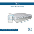 FRASCO EVENTO NAVIDAD 50ml BOCA CORCHO - PACK 80 UND.