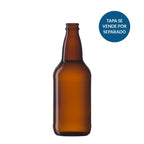 BOTELLA VIDRIO PARA CERVEZA 500ml GENÉRICA - PACK 20 UND.