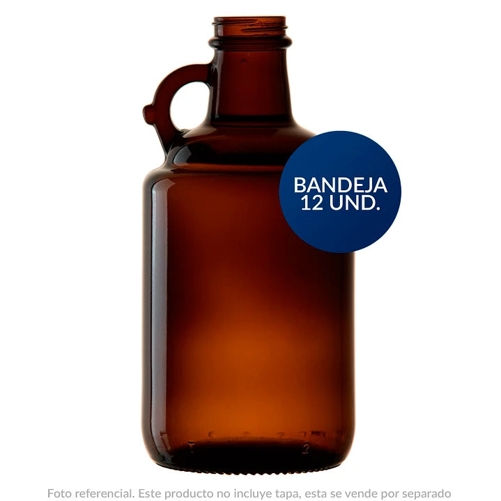 BOTELLA GARRAFA 1 Litro  - PACK 12 UND.