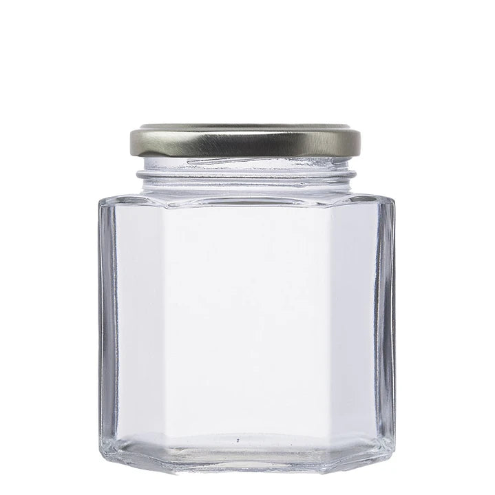 FRASCO VIDRIO CONSERVERO 6 CARAS 320ml - PACK 25 UND.