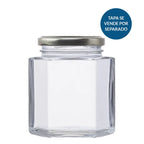 FRASCO VIDRIO CONSERVERO 6 CARAS 320ml - PACK 25 UND.