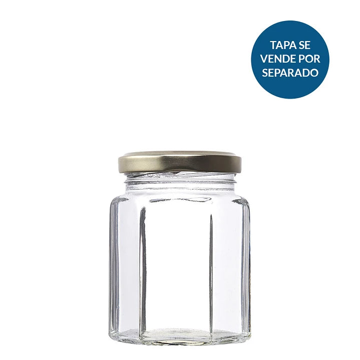 FRASCO CONSERVERO 195ml 6 CARAS B/AXIAL - PACK 30 UND.