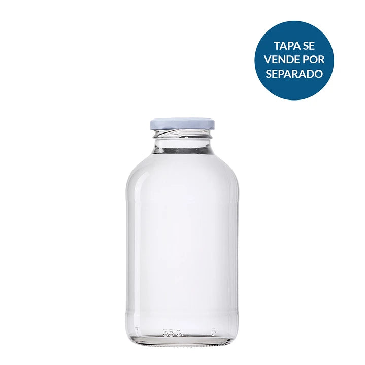 FRASCO DE VIDRIO PARA JUGO 350ml  - PACK 20 UND.