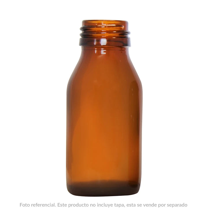 FRASCO VIDRIO CORRIENTE TIPO JARABE  60ml - PACK 100 UND.
