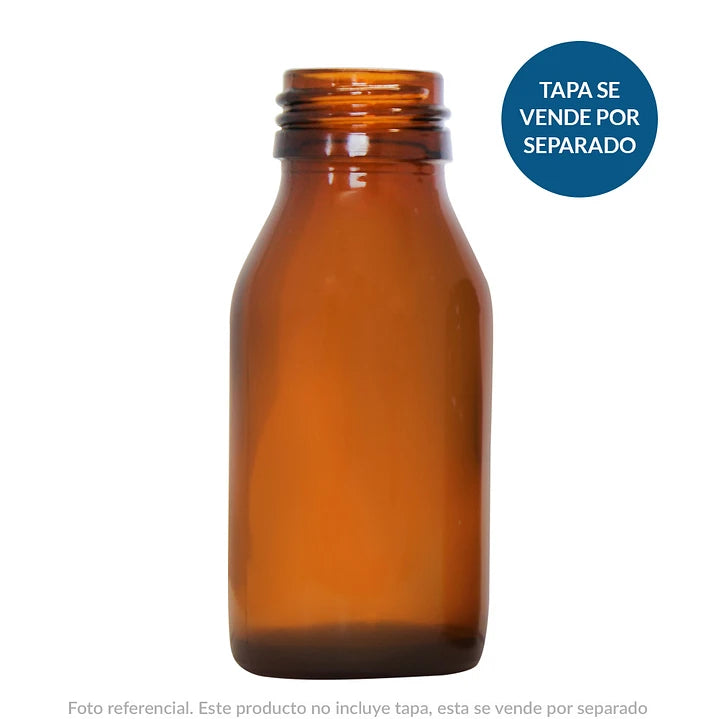FRASCO VIDRIO CORRIENTE TIPO JARABE  60ml - PACK 100 UND.