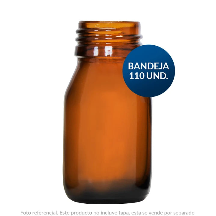 FRASCO VIDRIO CORRIENTE TIPO JARABE 30ml - PACK 110 UND