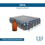 FRASCO VIDRIO GOTARIO ALEMAN 30ml - PACK 110 UND