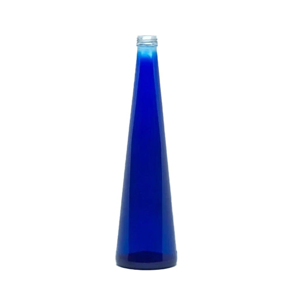 Botella de Vidrio Azul 500 ml con Corcho – Modelo BP