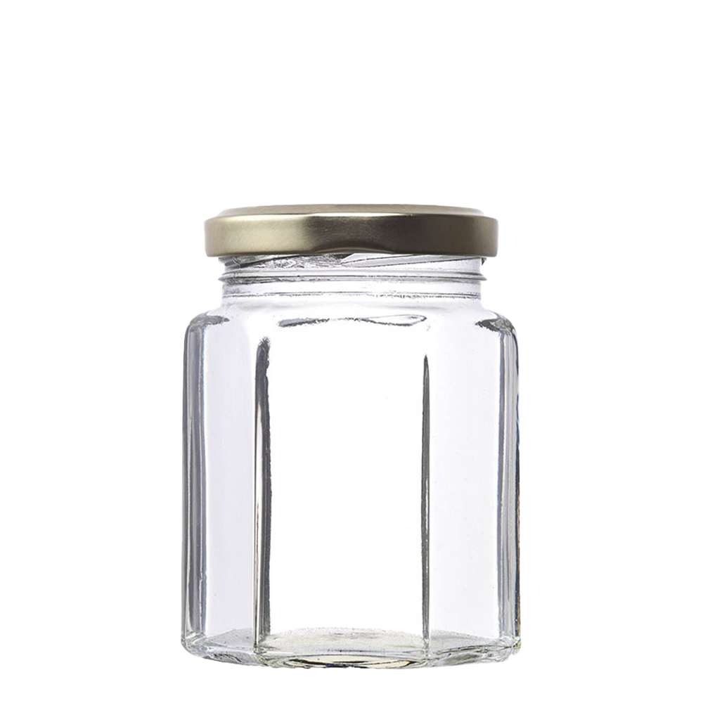 FRASCO CONSERVERO 195ml 6 CARAS B/AXIAL - PACK 30 UND.