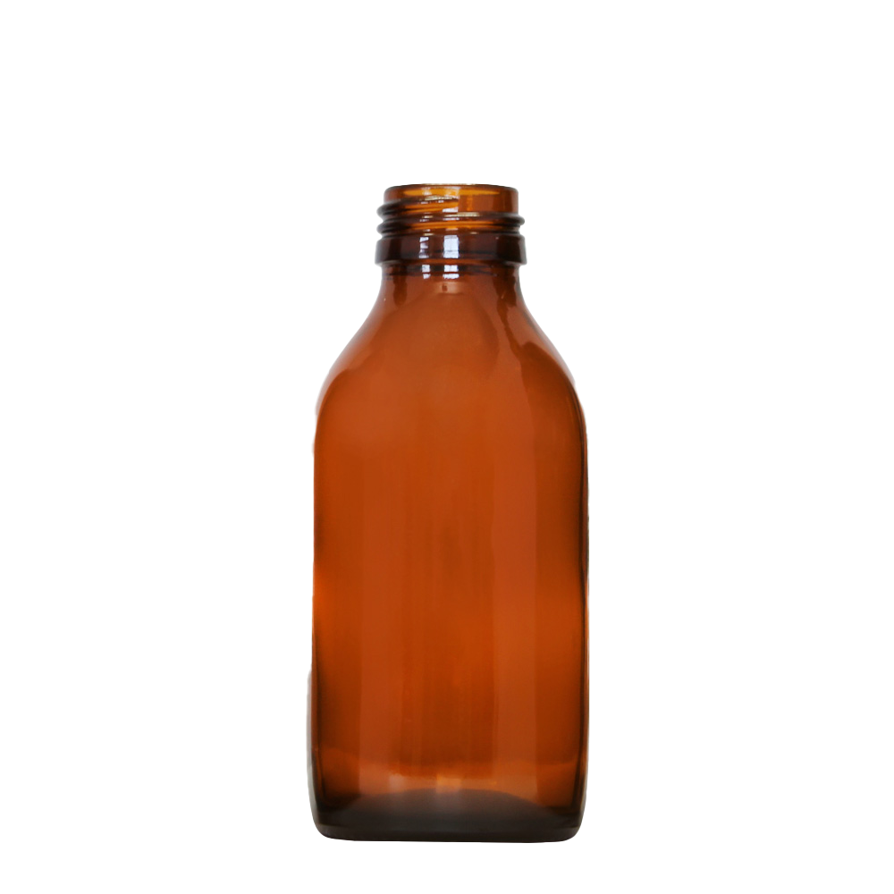 FRASCO VIDRIO CORRIENTE TIPO JARABE 125ml - PACK 64 UND.